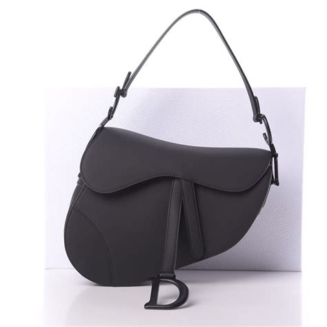 dior saddle bag matte black strap|christian dior black crossbody bag.